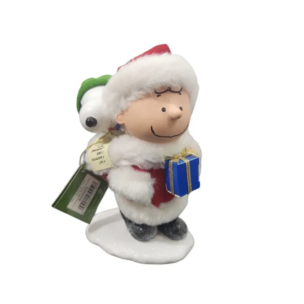 DEPT 56  PEANUTS CHARLIE BROWN SNOOPY WARM CHRISTMAS PUPPY FIGURE 2016